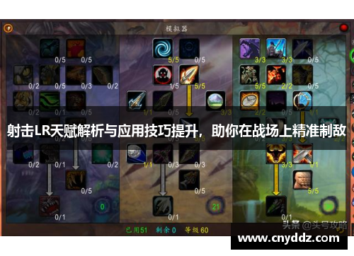 射击LR天赋解析与应用技巧提升，助你在战场上精准制敌